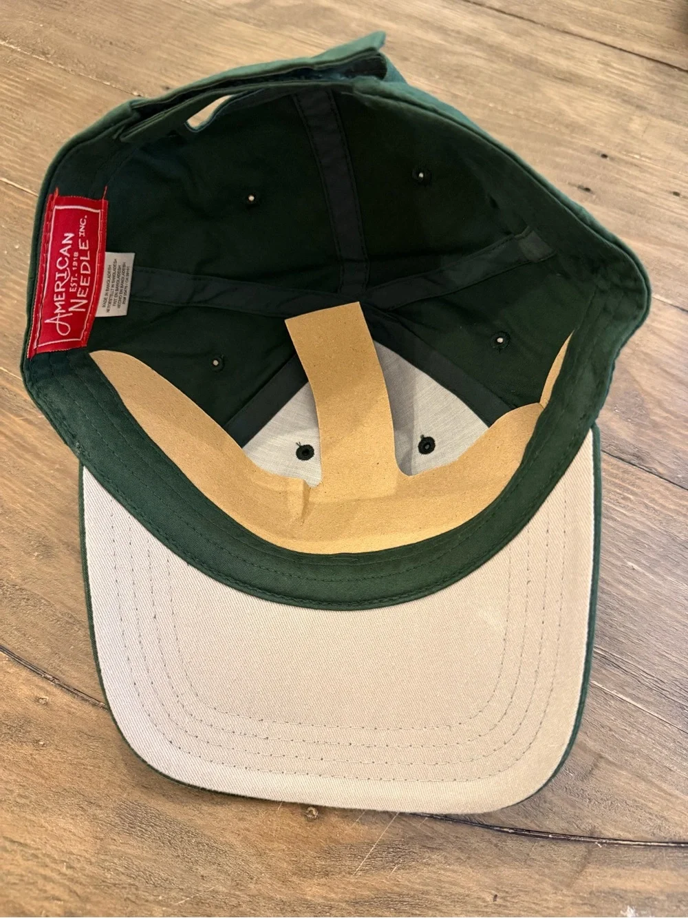 Sage Valley Golf Club Dark Green Hat with Yellow Embroidered Logo NWT